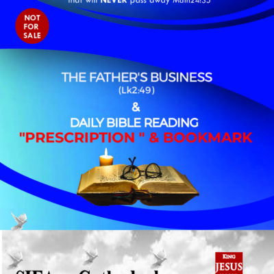 Daily Bible Reading “Prescription” & Bookmark
